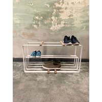 Limited Edition - Minimal Schuhregal Weiss von TidyboyBerlin