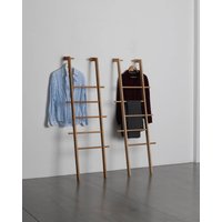 Tb.3.2 Kleiderleiter in Eiche Clothes Ladder - Kleiderleiter Holzleiter Handtuchhalter Stummer Diener Herrendiener von TidyboyBerlin