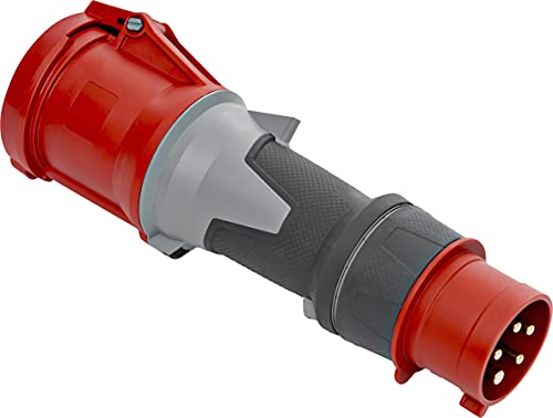 CEE-Adapter CEE-Stecker 32A 400V auf CEE-Kupplung 63A mit Phasenw. von Tiefenbacher