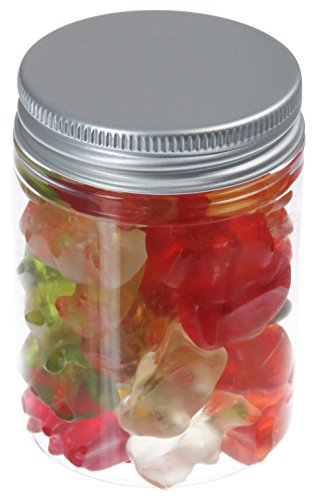 100 ml PET Tiegel transparent, mit Aluminiumdeckel, 10 Stück von TiegelXXL