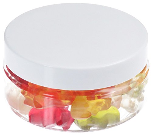 Envase PET 100 ml transparente, plano, tapa plástico blanca, 40 unidades Envase PET 100 ml transparente, plano, tapa plástico blanca, 40 unidades von TiegelXXL