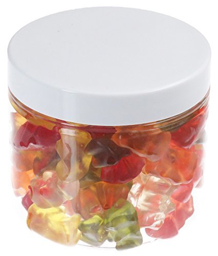 Pohli 200 ml PET Tiegel transparent, mit Plastikdeckel, weiß, 10 Stück von TiegelXXL