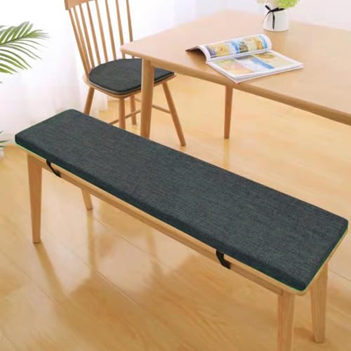 Bankauflage Stuhlkissen, Sitzkissen für Bank, Waschbare Bankkissen Sitzauflage, Abnehmbarem Bankpolster Auflage für Gartenbank Schaukel, Terrasse, Esstisch, 100×30×5cm von Tielag