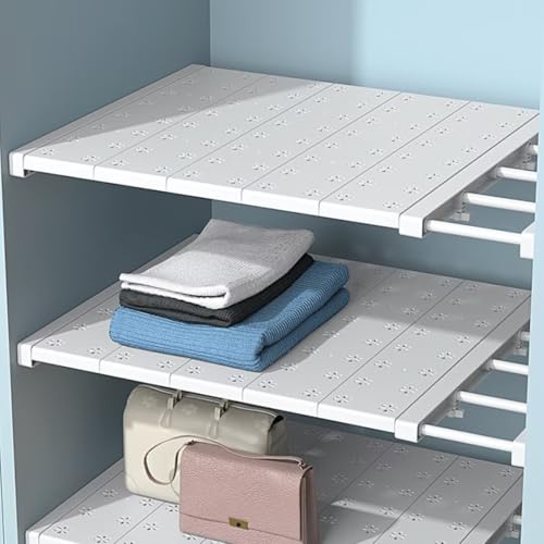 Verstellbare Regale für Schrank, Erweiterbares Einlegeböden Schrankregal, Nagelfrei Teleskop Regaltrenner für Kleiderschrank, Schrank, Küche, Badezimmer, 35cm Weit, Verstellbare Länge 60-100cm Verstellbare Regale für Schrank, Erweiterbares Einlegeböden Schrankregal, Nagelfrei Teleskop Regaltrenner für Kleiderschrank, Schrank, Küche, Badezimmer, 35cm Weit, Verstellbare Länge 60-100cm von Tielag