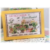 Cottge Garten Und Blumenmarkt Gerahmtes Holzschild Für Spring Gestufte Tabletts von TieredTrayTreasures