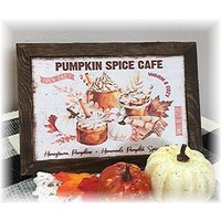 Pumpkin Spice Cafe Gerahmtes Holzschild Für Abgestufte Tabletts Oder Kaffeebar Pumpkin Spice Cafe Gerahmtes Holzschild Für Abgestufte Tabletts Oder Kaffeebar von TieredTrayTreasures