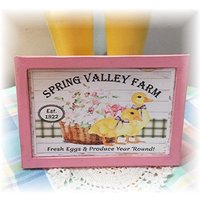 Spring Valley Farm Gerahmtes Holzschild Für Ostern/Frühling Gestufte Tabletts Spring Valley Farm Gerahmtes Holzschild Für Ostern/Frühling Gestufte Tabletts von TieredTrayTreasures