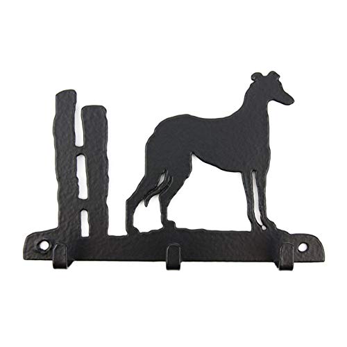 Tierisch-tolle Geschenke Greyhound Leinengarderobe - Schlüsselbrett - Garderobe mit Hundemotiv von Tierisch-tolle Geschenke