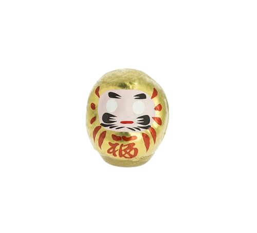 Erde Zen Daruma 6.5 cm Gold von Tierra Zen