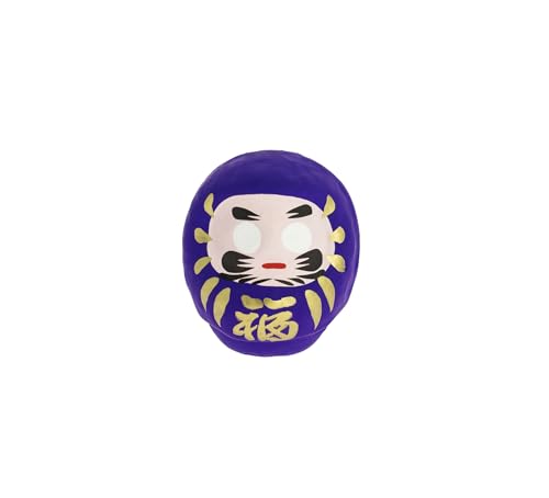 Tierra Zen 6,5 cm Daruma, Tapete Maché, Purpur von Tierra Zen