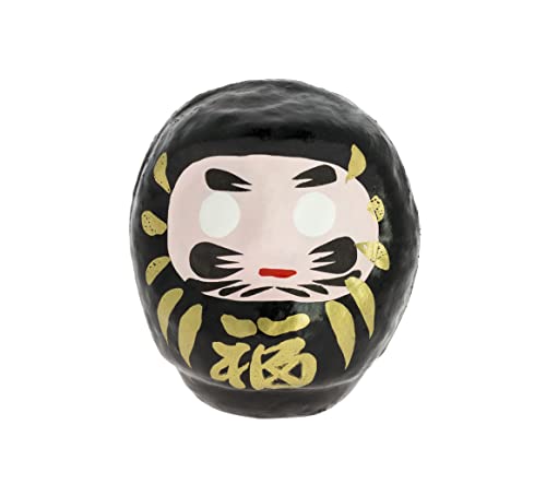 Erde Zen Daruma 6.5 cm Schwarz von Tierra Zen