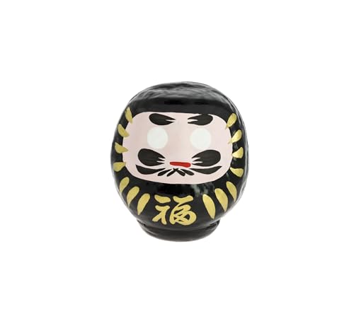 Erde Zen Daruma 9.5 cm Schwarz von Tierra Zen