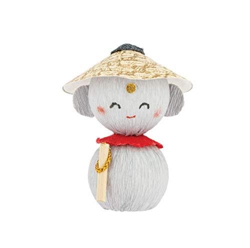 Tierra Zen Okiagari-koboshi Jizo Protecteur, Mehrfarbig, 4,5 cm von Tierra Zen