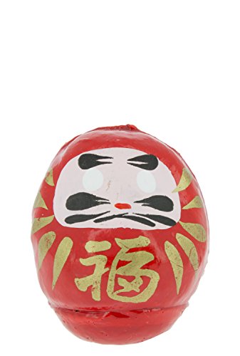Tierra Zen KP13 – Daruma klein, 4.5 x 3 x 4 cm, Rot von Tierra Zen