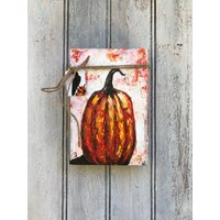 Handgemalter Kürbis Auf Holz, Herbst Dekor, Halloween Thanksgiving Geschenk, Wandkunst, Orange Dekoration Handgemalter Kürbis Auf Holz, Herbst Dekor, Halloween Thanksgiving Geschenk, Wandkunst, Orange Dekoration von TiffanyArtCanada