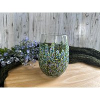 Handgemaltes Vergissmeinnicht-Weinglas, Personalisiertes Muttergeschenk, Blumenweinglas-Blumenliebhabergeschenk, Vergissmeinnicht-Geschenk Handgemaltes Vergissmeinnicht-Weinglas, Personalisiertes Muttergeschenk, Blumenweinglas-Blumenliebhabergeschenk, Vergissmeinnicht-Geschenk von TiffanyArtCanada