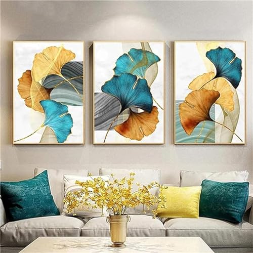 3 Stück Diamant Painting Bilder Ginkgo Biloba Blätter Diamond Painting Erwachsene Groß 5D Diamond Art Painting Kinder Basteln Voll Set Diamond Painting Zubehör für Room Decor Wohnwand 30x45cm F-8870 3 Stück Diamant Painting Bilder Ginkgo Biloba Blätter Diamond Painting Erwachsene Groß 5D Diamond Art Painting Kinder Basteln Voll Set Diamond Painting Zubehör für Room Decor Wohnwand 30x45cm F-8870 von Tifnuer