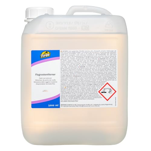 Flugrostentferner 5L - Rostumwandler, Entroster, Rostlöser, Reiniger zum Entrosten von Tifoo