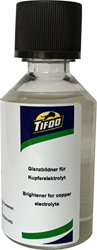 Glanzzusatz für Kupferelektrolyt (50 ml) - Galvanisch auf Hochglanz verkupfern – Tifoo Glanz Kupfer Elektrolyt Glanz Zusatz Nachfüllflasche von Tifoo