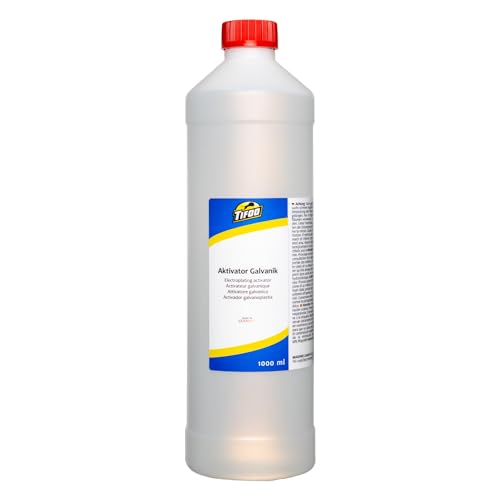 Aktivator Galvanik (1000 ml) – aktiviert Nickel, Aluminium, Edelstahl und Chrom für die Beschichtung im galvanischen Bad vor von Tifoo