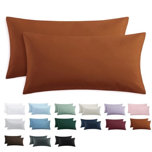 Tifschlaf Kissenbezug 40 x 80 2er Set - Kopfkissenbezug 40x80 Orange mit Reißverschluss aus Mikrofaser Weich, 40x80cm Pillow Case Tifschlaf Kissenbezug 40 x 80 2er Set - Kopfkissenbezug 40x80 Orange mit Reißverschluss aus Mikrofaser Weich, 40x80cm Pillow Case von Tifschlaf