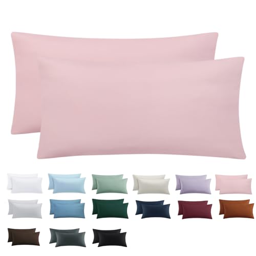Tifschlaf Kissenbezug 40 x 80 2er Set - Kopfkissenbezug 40x80 Rosa mit Reißverschluss aus Mikrofaser Weich, 40x80cm Pillow Case Tifschlaf Kissenbezug 40 x 80 2er Set - Kopfkissenbezug 40x80 Rosa mit Reißverschluss aus Mikrofaser Weich, 40x80cm Pillow Case von Tifschlaf