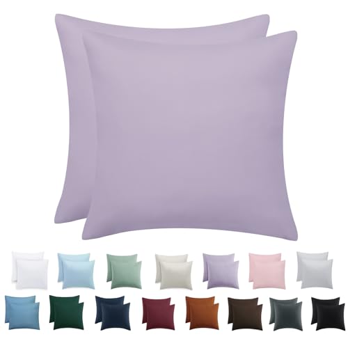 Tifschlaf Kissenbezug 80x80 2er Set - Kopfkissenbezug 80 x 80 Violett mit Reißverschluss aus Mikrofaser Weich, 80x80cm Lila Pillow Case Tifschlaf Kissenbezug 80x80 2er Set - Kopfkissenbezug 80 x 80 Violett mit Reißverschluss aus Mikrofaser Weich, 80x80cm Lila Pillow Case von Tifschlaf