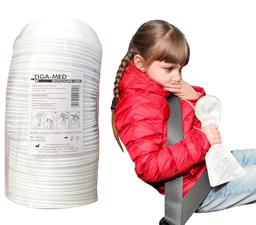 50 Stück Brechtüten mit Mundstück in Folie/Kotztüte/Auffangbeutel/Spuckbeutel/Brechbeutel 50 Stück Brechtüten mit Mundstück in Folie/Kotztüte/Auffangbeutel/Spuckbeutel/Brechbeutel von Tiga-Med