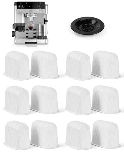 Wasserfiltereinsätze für Ninja Luxe Café ES601 Espressomaschine – Einweg-Ersatzfilter und Reinigungsscheibe – verbessert den Geschmack der Kaffeemaschine, 12 Stück von Tiga