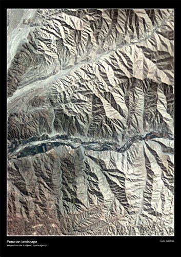 Artistic Images of The Earth from Space - Peruanische Landschaft, laminiertes Poster, a1 Artistic Images of The Earth from Space - Peruanische Landschaft, laminiertes Poster, a1 von Tiger Moon