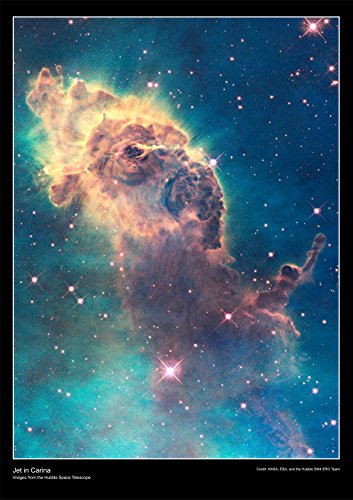 Hubble Teleskop-Poster, Jet im Carina-Nebel, hochwertiges Poster, laminiert, DS14, Papier, a2 von Tiger Moon