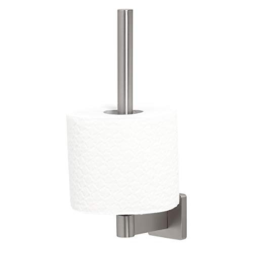 Tiger Dock Toilettenpapierhalter, Premium-Reserverollenhalter aus gebürstetem Edelstahl, B x H x T: 5 x 24,5 x 9,4 cm von Tiger
