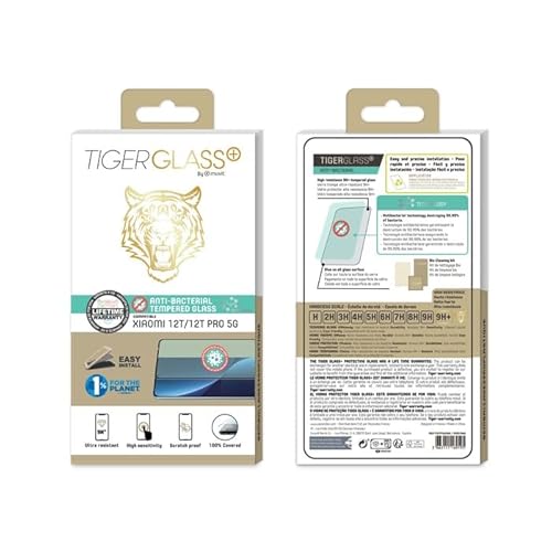 Tiger Glass Plus VERRE TREMPE ANTIBACTERIEN XIAOMI 12T/12T PRO 5G von Tiger