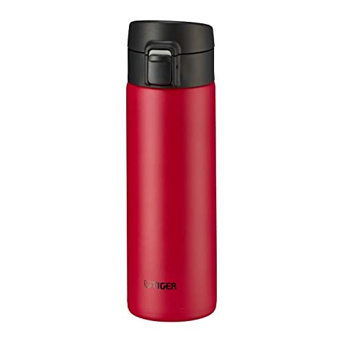 Tiger MKA-K 480 ml Easy-Drinking One-Push Isolierflasche, ultraleicht, BPA-frei, 24h kalt und 12h heiß, entworfen in Japan, Beere Red Tiger MKA-K 480 ml Easy-Drinking One-Push Isolierflasche, ultraleicht, BPA-frei, 24h kalt und 12h heiß, entworfen in Japan, Beere Red von Tiger