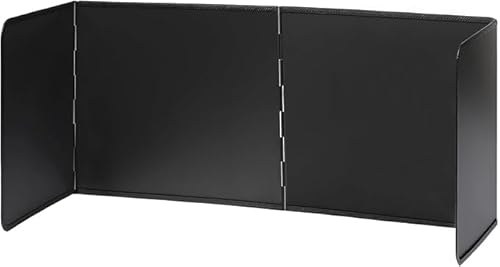 Faltbarer Spritzschutzwand 4 Seitiger Antihaft Ölspritzschutz Anti Splatter Schild Antihaftbeschichtung Spritzschutz für Gaskocher Herdplatte Bratpfanne und Friteuse(40x76x30cm) von Tigerkinwit
