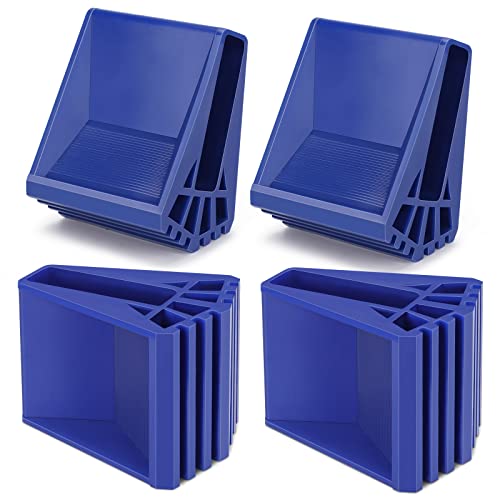 Leiter Gummifüße 4 Stück Gummi Leiterfüße Matte Rutschfeste Leiterfußabdeckung für Leiter Teleskopleitern Fischgrätleitern(Blau) von Tigerkinwit