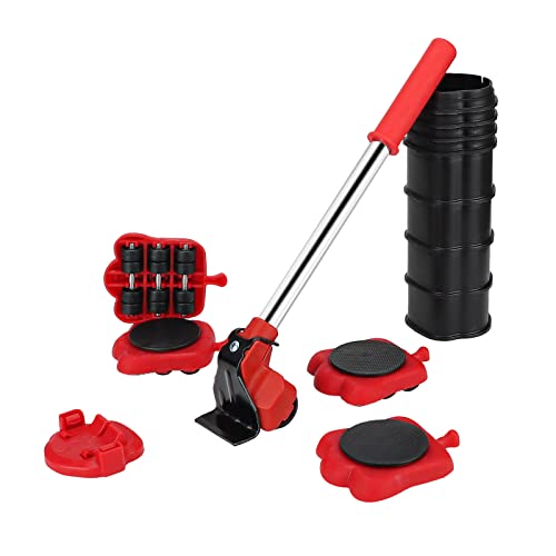 Möbelheber Set 14 Stück Möbel Hebewerkzeug Möbel Lifter Möbel Transportroller Set für Sofa Kühlschrank Waschmaschine Kleiderschrank Klavier von Tigerkinwit