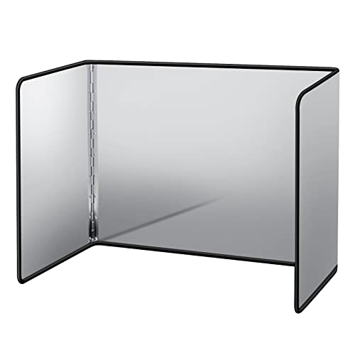 Tigerkinwit Faltbarer Spritzschutzwand 3 Seitiger Antihaftbeschichtung Spritzschutz Antihaft Ölspritzschutz Anti Splatter Schild für Gaskocher Herdplatte Bratpfanne und Friteuse(30x41x30cm) von Tigerkinwit