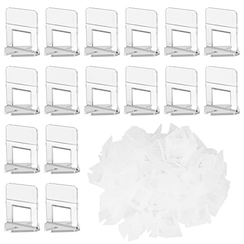 Zuglaschen 400 Stück 2 mm Standard Nivelliersystem Laschen Verfügbar Fliesenverlegehilfe Verlegehilfe Abstandhalter Fliesennivelliersystem von Tigerkinwit