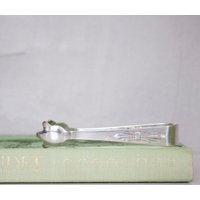 Vintage Silber Zuckerzange, 40G Servierzange, Versilbertes Geschirr, Antike Tee Zuckerzange von TigerlillyVintage