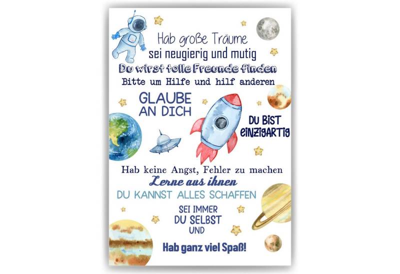 Tigerlino Poster Affirmationsposter Geschenk zum Schulanfang Schulkind Einschulung Tigerlino Poster Affirmationsposter Geschenk zum Schulanfang Schulkind Einschulung von Tigerlino