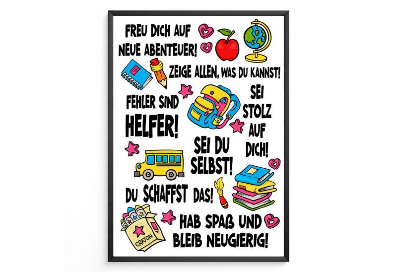 Tigerlino Poster Affirmationsposter Schulkind Zuckertüte Einschulung Schulanfang Tigerlino Poster Affirmationsposter Schulkind Zuckertüte Einschulung Schulanfang von Tigerlino