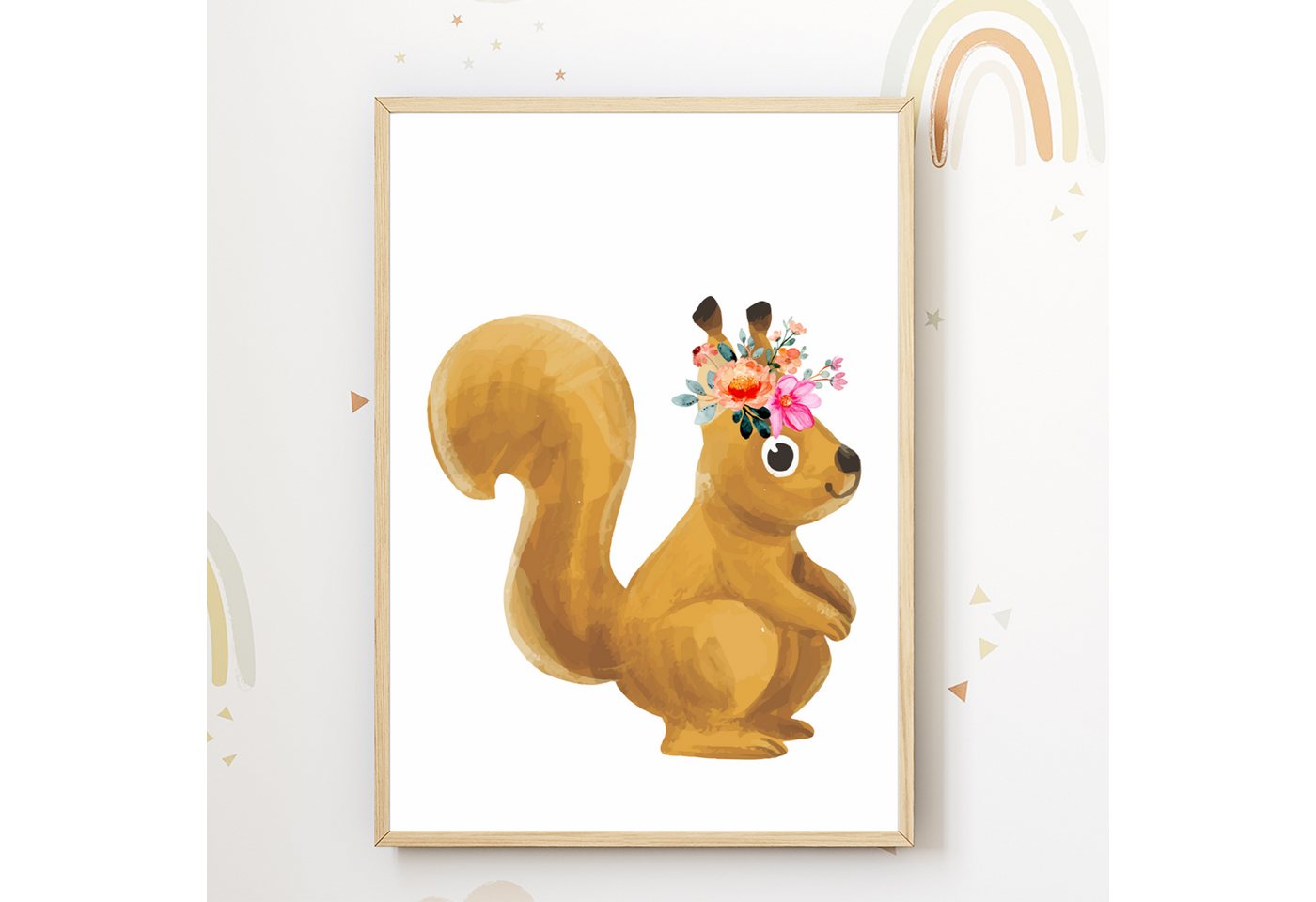 Tigerlino Poster Eichhörnchen Bild Kinderzimmer Wandbild Deko Babyzimmer Poster Tigerlino Poster Eichhörnchen Bild Kinderzimmer Wandbild Deko Babyzimmer Poster von Tigerlino