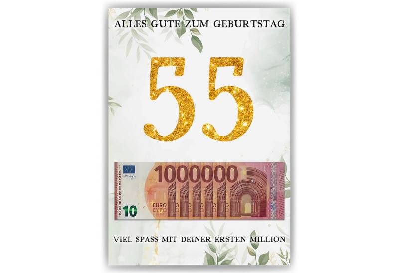 Tigerlino Poster Geldgeschenk Geburtstag Geburtstagsgeschenk Geburtstagskarte, 13-18 20 30 40 50 60 70 Geburtstag von Tigerlino
