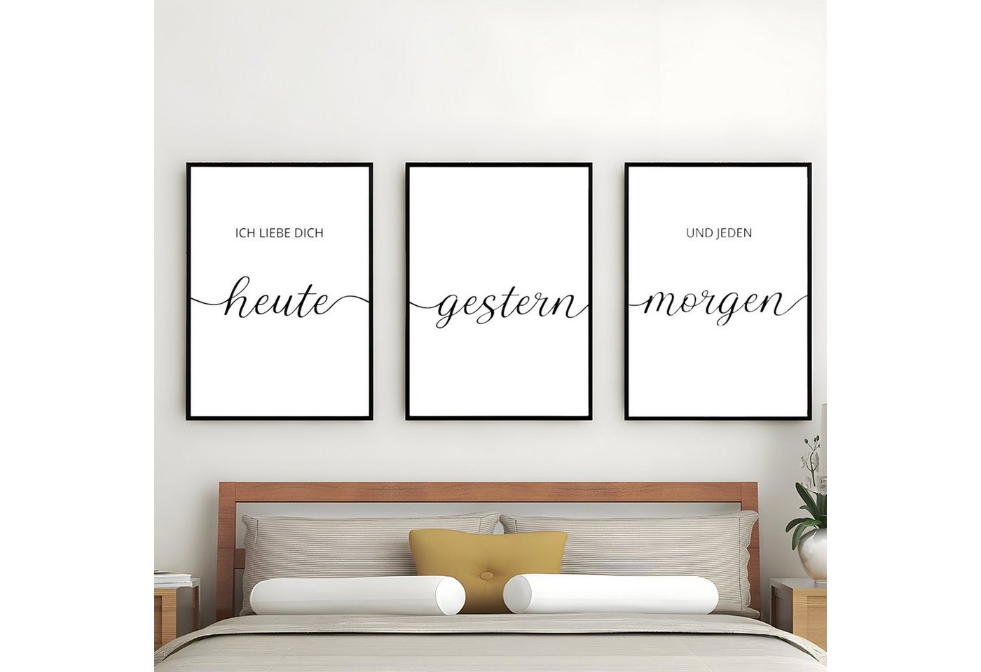 Tigerlino Poster Ich Liebe Dich Poster 3er Set Wandbilder Pärchen Paare Valentinstag Tigerlino Poster Ich Liebe Dich Poster 3er Set Wandbilder Pärchen Paare Valentinstag von Tigerlino