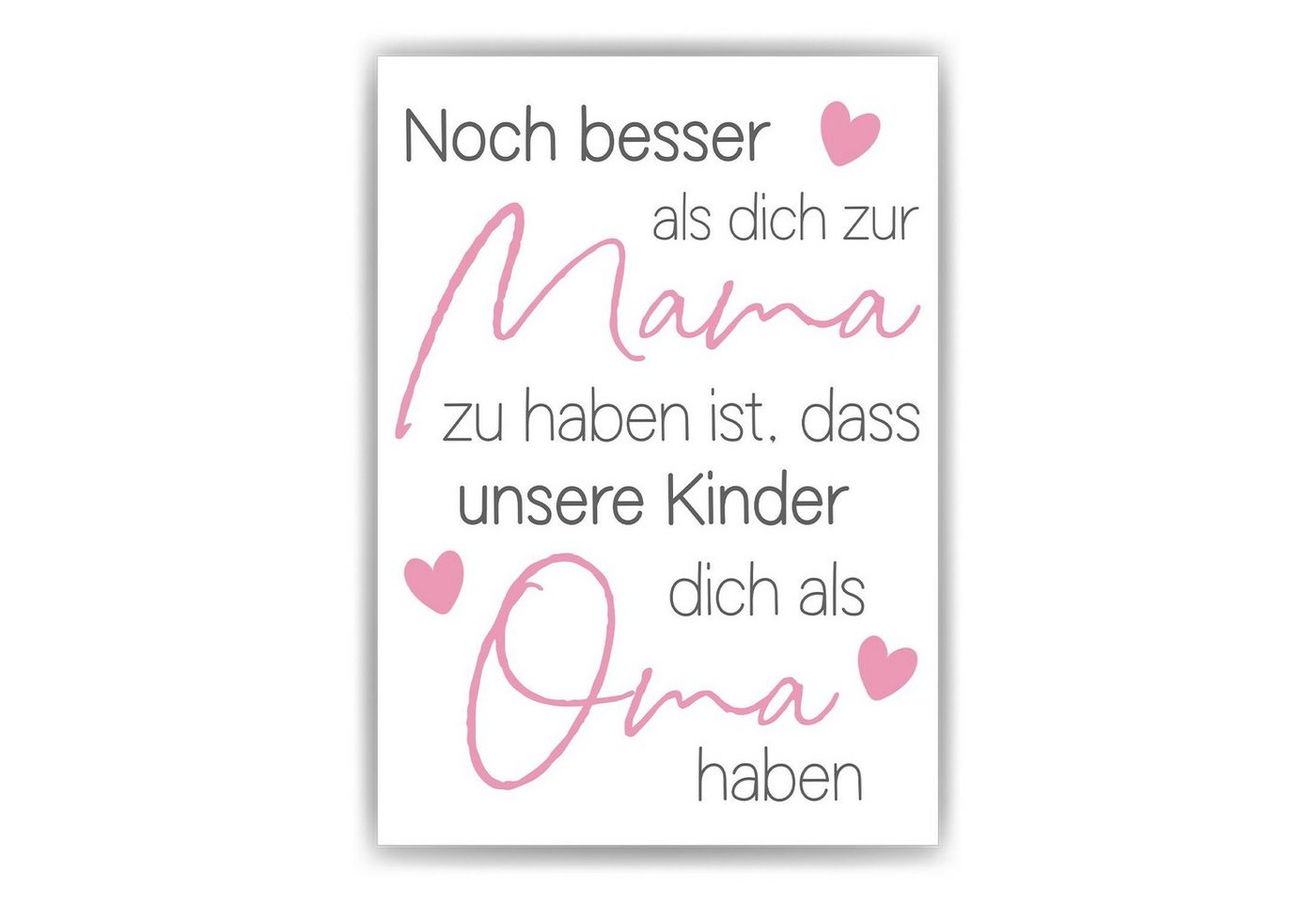 Tigerlino Poster Mama Oma Geschenk Muttertag Geburtstag Mama Spruch Mutter Kunstdruck, DIN A4 Tigerlino Poster Mama Oma Geschenk Muttertag Geburtstag Mama Spruch Mutter Kunstdruck, DIN A4 von Tigerlino