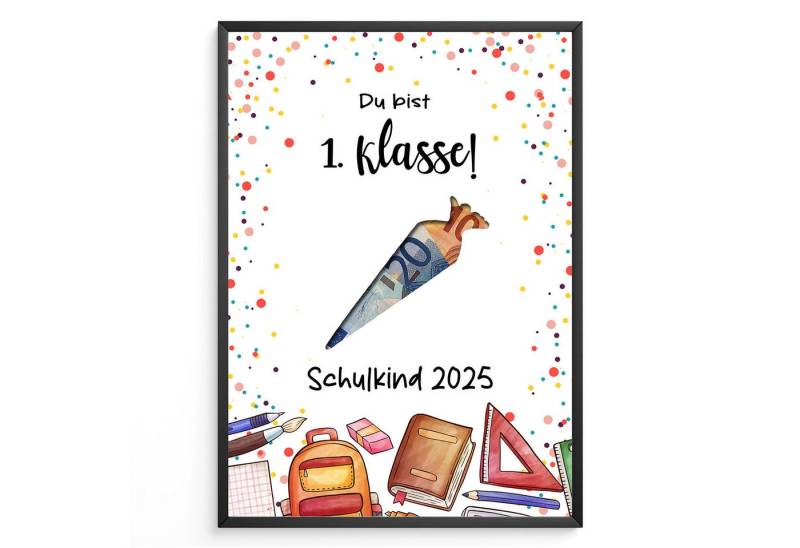 Tigerlino Poster Schulkind Geldgeschenk Schulanfang Einschulung Schulanfänger Tigerlino Poster Schulkind Geldgeschenk Schulanfang Einschulung Schulanfänger von Tigerlino