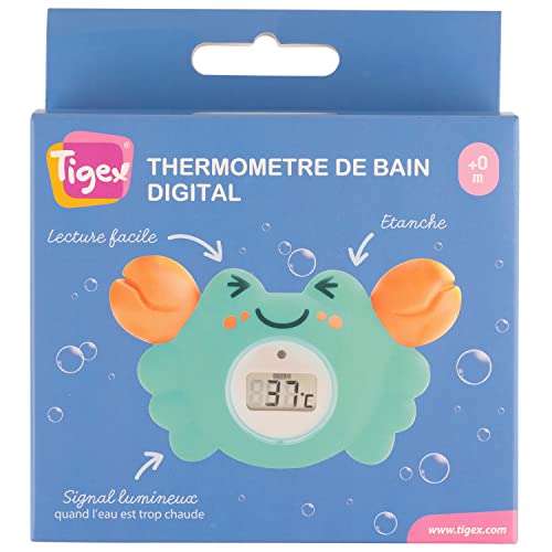 Tigex Badethermometer | Digitales Thermometer Krabbe | von Tigex