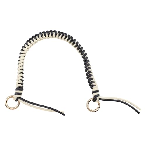 Tighall 1 x 35 cm geflochtener PU-Lederriemen für Geldbörsen-Taschen, Ersatz-Handtaschengurt mit goldenen runden Metallschnallen für Tragetasche, Häkeltaschen, Handtaschengriffe für Häkeltaschen Tighall 1 x 35 cm geflochtener PU-Lederriemen für Geldbörsen-Taschen, Ersatz-Handtaschengurt mit goldenen runden Metallschnallen für Tragetasche, Häkeltaschen, Handtaschengriffe für Häkeltaschen von Tighall