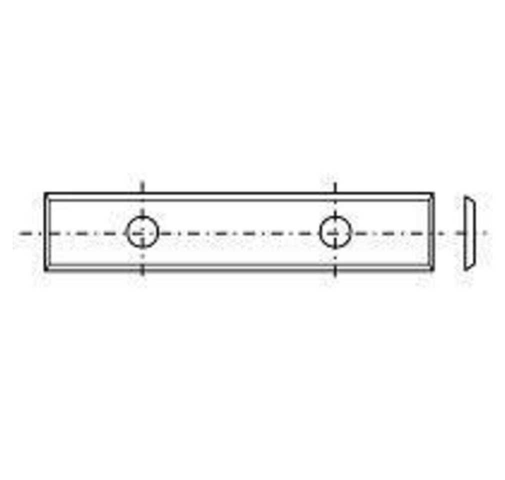 Tigra Wendeplattenfräser 10 Standard Wendeschneidplatten mit 4 Schneidkanten 59,5x12x1,5x26mm T10MG von Tigra